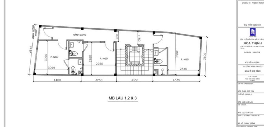 BÁN ĐẤT TẶNG NHÀ C4 HOÀNG SA Q3, HẺM 6m, NGANG 4.7m, 72m2, 10.65 TỶ